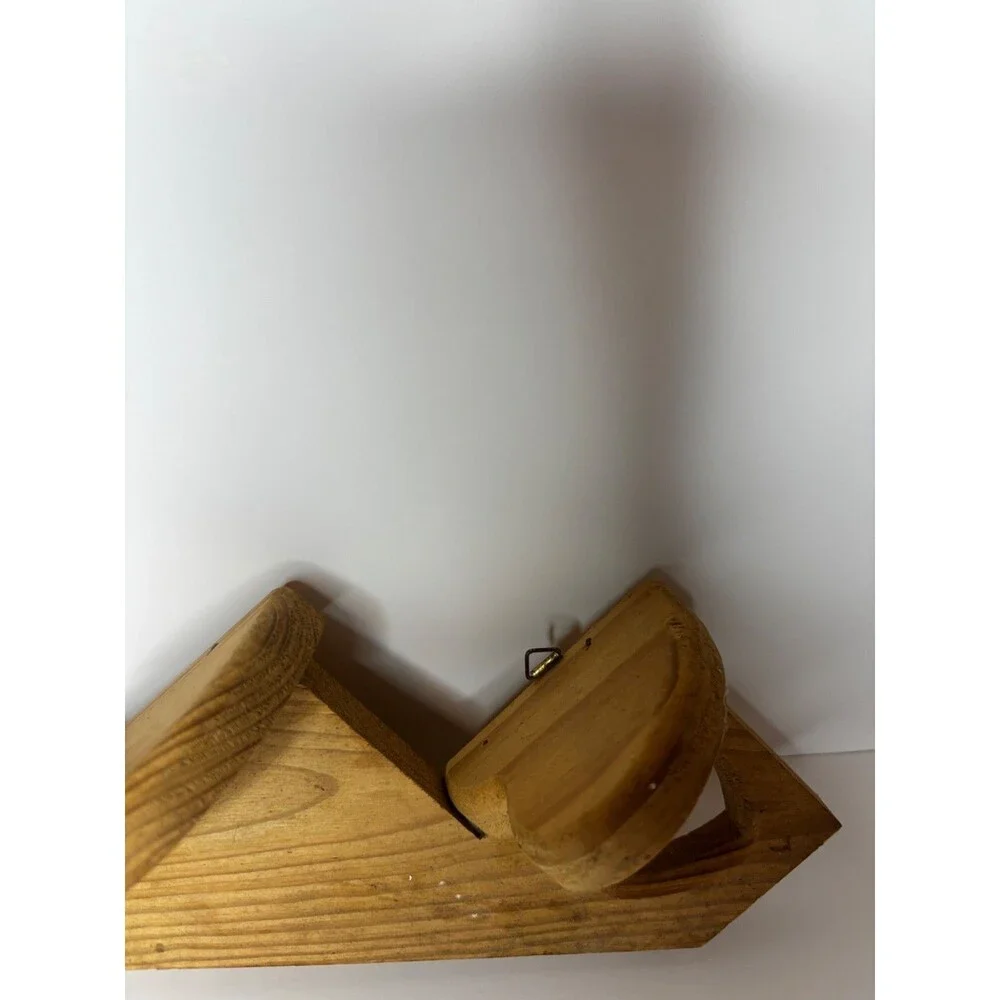 Wooden vintage hearts